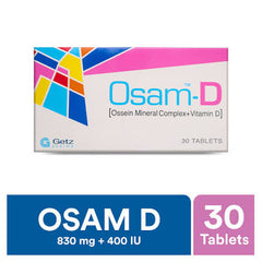 Osam-D Tablets 830mg/400iu (1 Strip = ...)