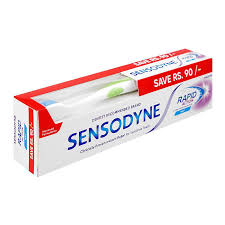 sensodyne rapid action mint tooth paste 100g