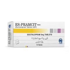Es-Pramcit Tablets 5mg (1 Box = 1 Strip, 1 Strip = 14 Tablets)