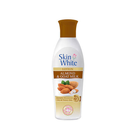 skin white almond & goat milk moisturizing lotion 150ml