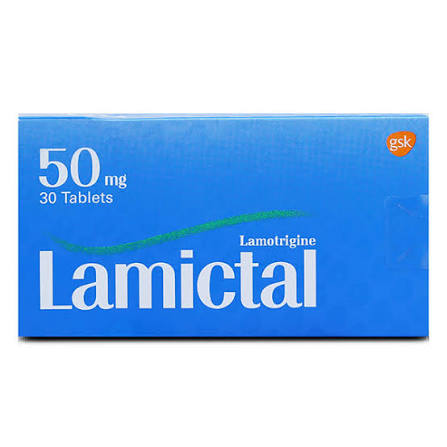 Lamictal Tablets 50mg (1 Strip = 15 Tablets)