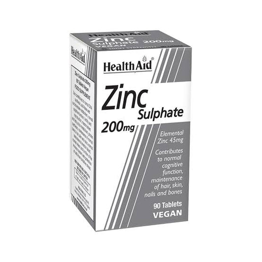 Healthaid Zinc Sulphate Tablets 200mg
