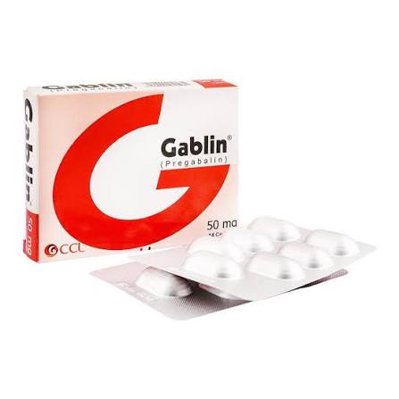Gablin Capsules 50mg (1 Strip = 7 Capsules)