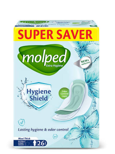 Molped Sanitary Pads Trio Maxi Extra Long Pack