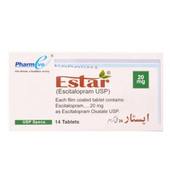 Estar Tablets 20mg (1 Box = 2 Strips, 1 Strip = 7 Tablets)