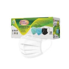 first choice disposable face mask black