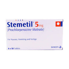 Stemetil Tablets 5mg (1 Strip = 50 Tablets)