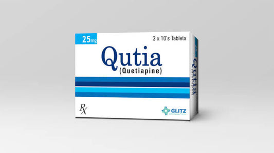 Qutia Tablets 25mg (1 Box = 3 Strips)