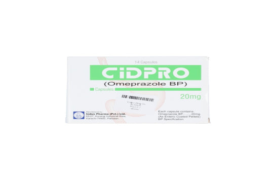 Cidpro Capsules 20mg (1 Strip = 7 Capsules)