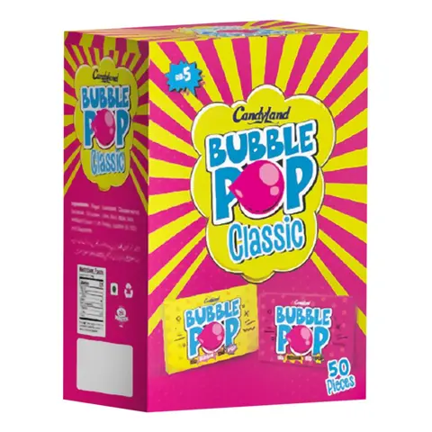 Candyland Bubble Pop Tutti Frutti Bubble Gum