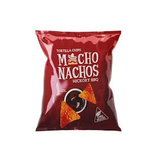 Macho Nachos Hickory BBQ Tortilla Chips 110g