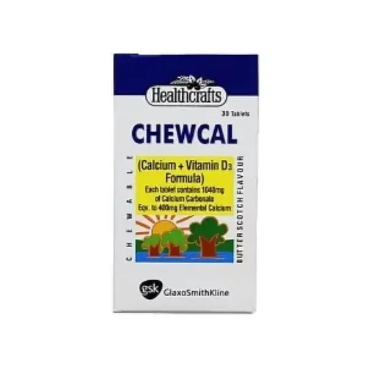 Chewcal Tablets 400mg/100iu