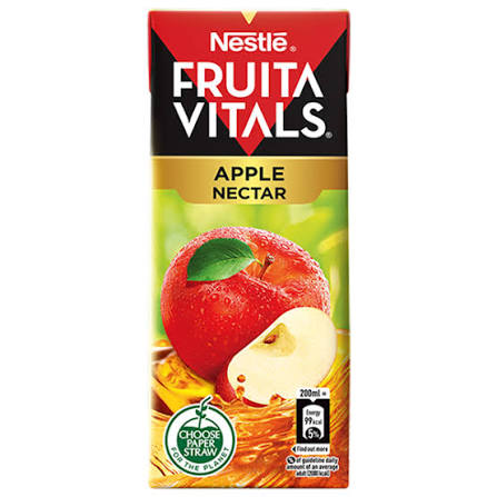 Nestle Fruita Vitals Apple Fruit Nectar 200ml