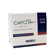 Capcita 500 mg Tablet (1 Box=120 Tabs, 1 Strip = 10 Tabs)