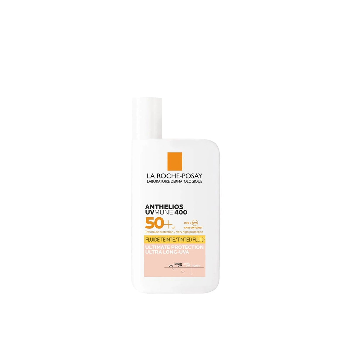 la roche posay anthelios uvmune 400 invisible tinted fluid spf 50+ sunscreen 50ml