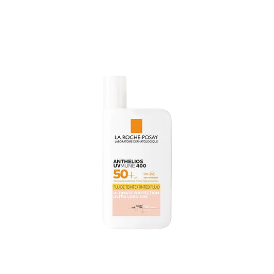 la roche posay anthelios uvmune 400 invisible tinted fluid spf 50+ sunscreen 50ml