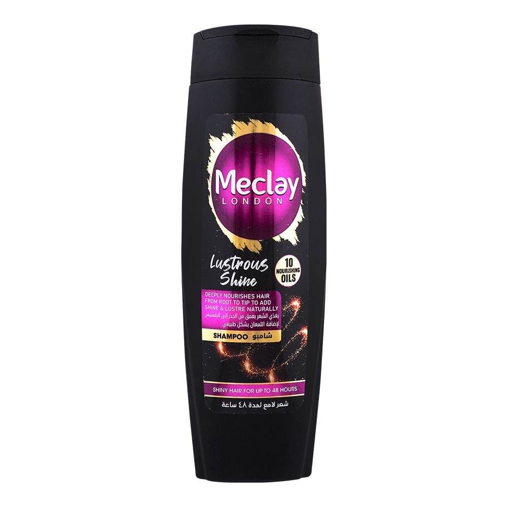 meclay london lustrous shine shampoo black 360ml