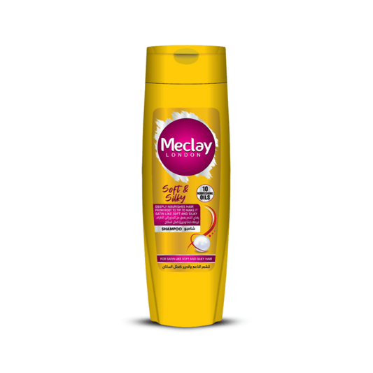 meclay london soft & silky shampoo yellow 360ml