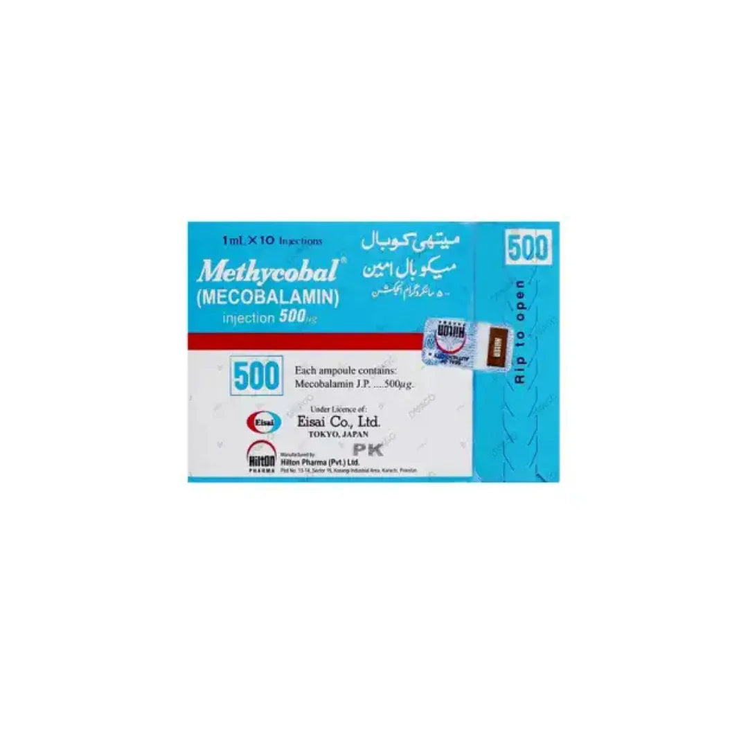 Methycobal Injection 500mcg (1 Box = 10 Injections)