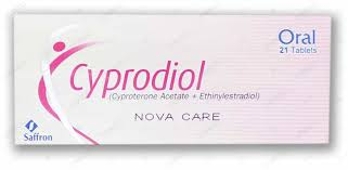 Cyprodiol Tablets 2mg/35mcg (1 Box = 1 Strip = 21 Tabs)