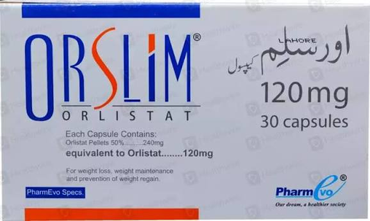 Orslim Capsules 120mg (1 Strip = 10 Capsules)