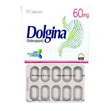 Dolgina Capsules 60mg (1 Strip = 10 Capsules)