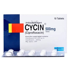 Cycin Tablets 500mg ( 1 Box = 1 Strip = 10 Tablets)