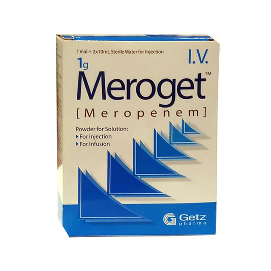 Meroget Iv Injection 1g (1 Box = 1 Injection)