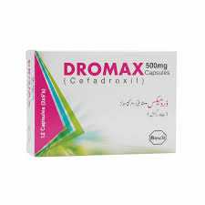 Dromax Capsules 500mg ( 1 Box = 2 Strip, 1 Strip = 6 Capsules)