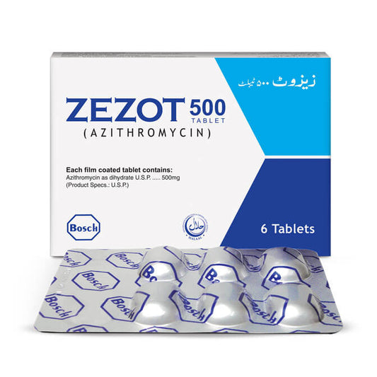 Zezot Tablets 500mg (1 Box = 1 Strip)