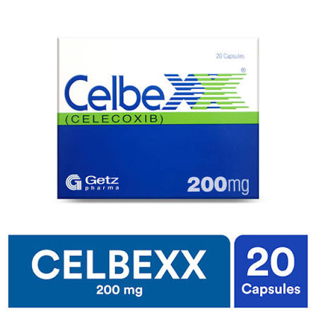 Celbexx Capsules 200mg (1 Box = 20 Cap, 1 Strip = 10 Cap)