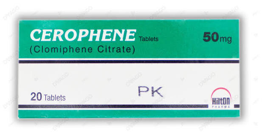 Cerophene Tablets 50mg ( 1 Box = 2 Strip, 1 Strip = 10 Tabs)