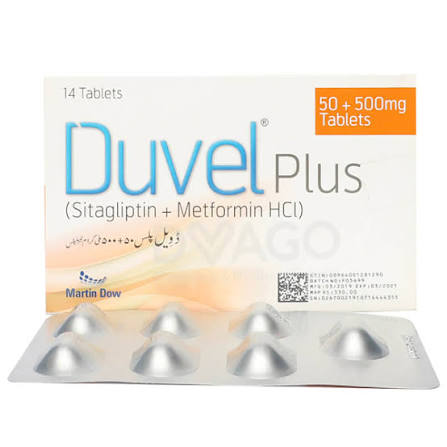 Duvel Plus Tablets 50/500mg ( 1 Box = 2 Strip, 1 Strip = 7 Tabs)