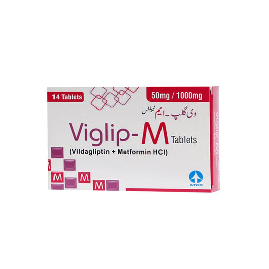 Viglip-M Tablets 50mg/1000mg