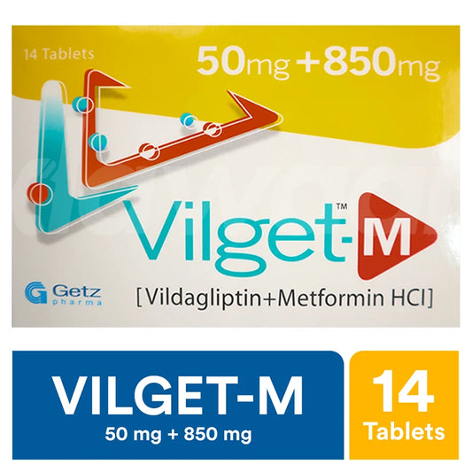 Vilget-M Tablets 50mg + 850mg
