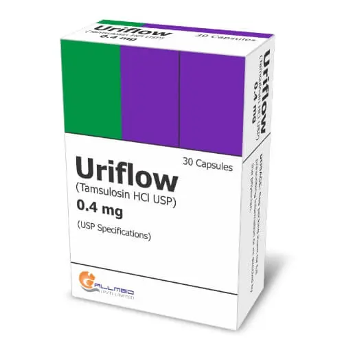 Uriflow Capsules 0.4mg (1 Strip = 10 Capsules)