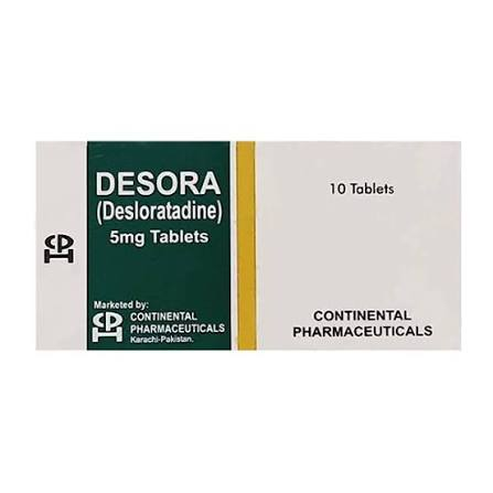 Desora Tablets 5mg (1 Box = 1 Strip, 1 Strip = 10 Tablets)