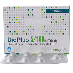 Dioplus Tablets 5mg/160mg (1 Box = 2 Strips, 1 Strip = 7 Tabs)