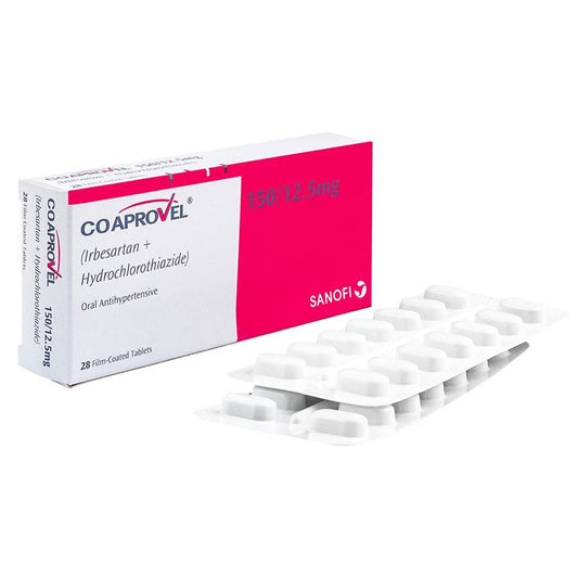 Co-Aprovel Tablets 150/12.5mg (1 Strip = 14 Tablets)