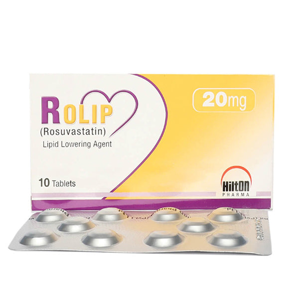 Rolip Tablets 20mg (1 Box = 1 Strip, 1 Strip = 10 Tablets)
