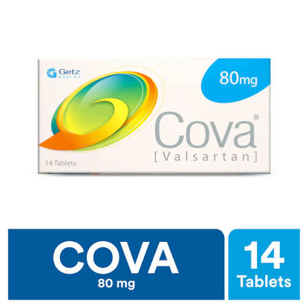 Cova Tablets 80mg (1 Box = 4 Strips, 1 Strip = 7 Tablets)