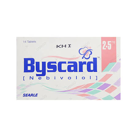 Byscard Tablets 2.5mg (1 Box = 1 Strip)
