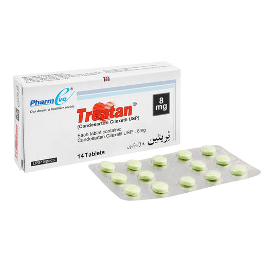 Treatan Tablets 8mg (1 Box = 1 Strip) (1 Strip = 14 Tablets)