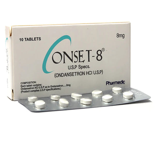 Ondaset Tablets 8mg (1 Box = 10 Tablets)