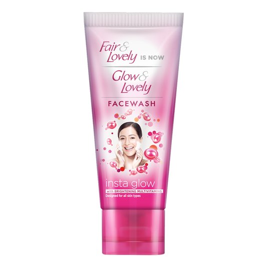 fair & lovely instant glow clean-up fairness face wash 50g
