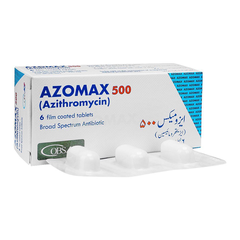 Azomax 500 Capsules 500mg (1 Box = 2 Strips)