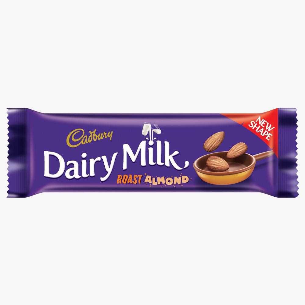 dairy milk 38 grams roast almond