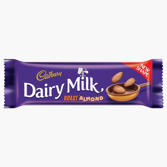 dairy milk 38 grams roast almond