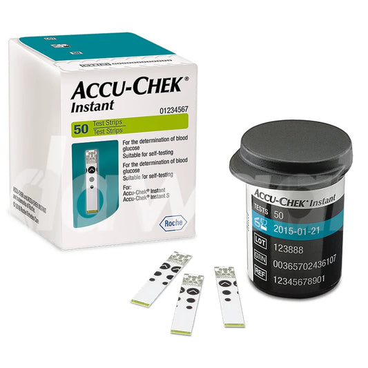 accu-chek instant blood glucose test strips