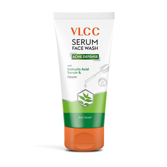 vlcc acne defense serum face wash with salicylic acid & neem 150ml